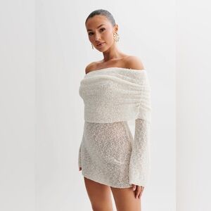 Meshki Boucle Mini Dress
